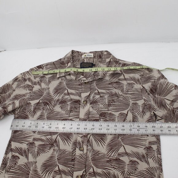 surf pendleton shirt Men's Medium printed floral short sleeve button up cotton - Picture 13 of 13